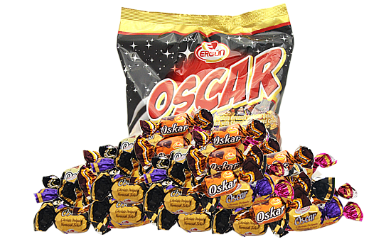 OSCAR Cocoa Flavored Candy Filled Toffee