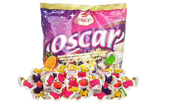 OSCAR Mixed Fruit Flavored Candy Filled Toffee