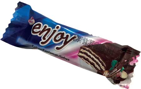 ENJOY MILKY COCOLIN COATED COCOA CREAMED WAFERS